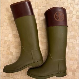 Tory Burch rain boots size 7